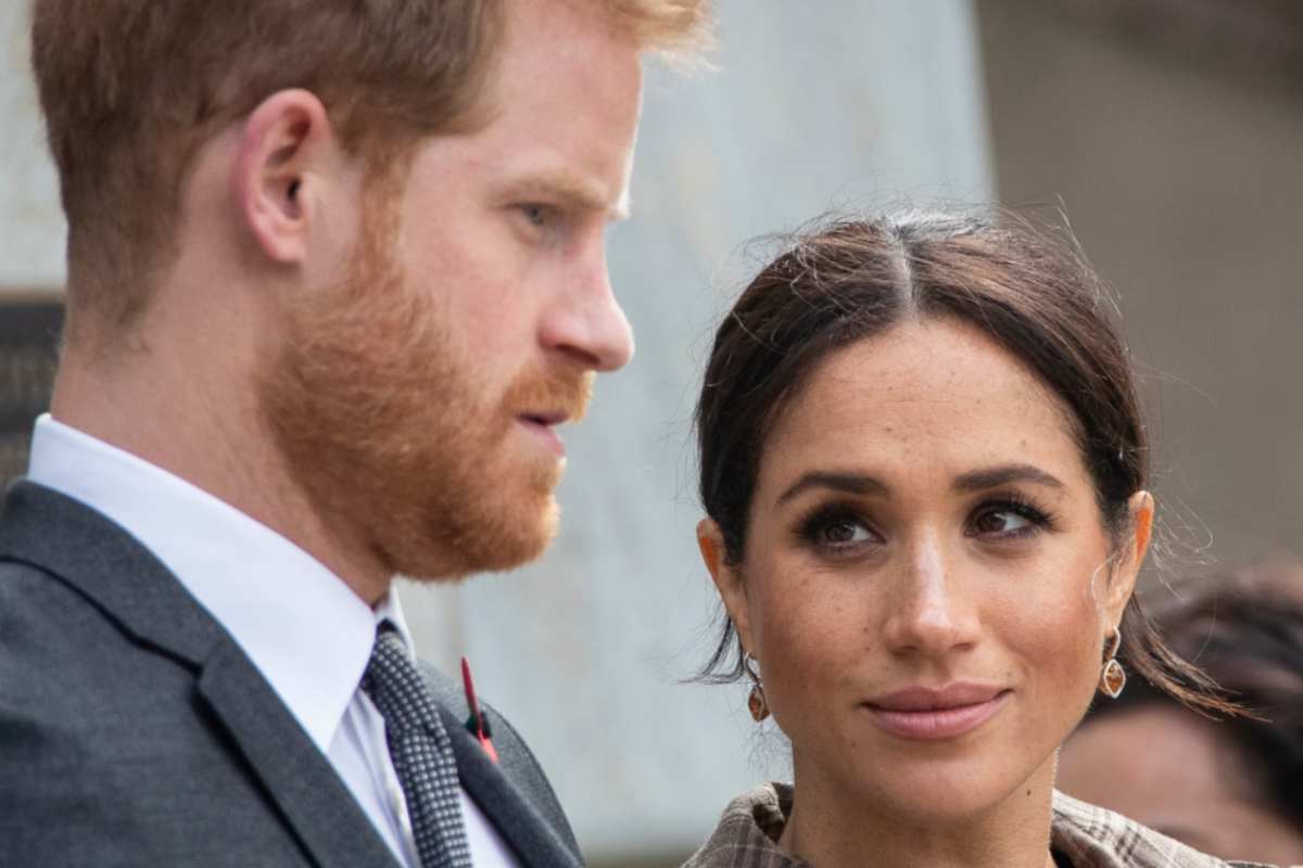 Il Principe Harry con la moglie Meghan