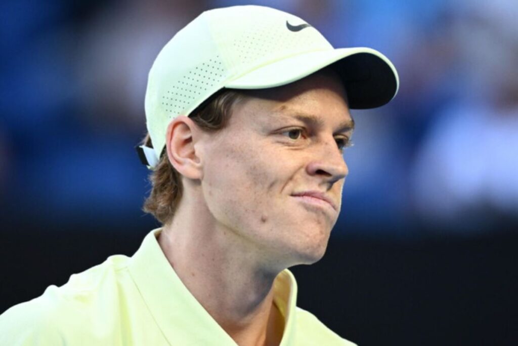 Il tennista azzurro Jannik Sinner
