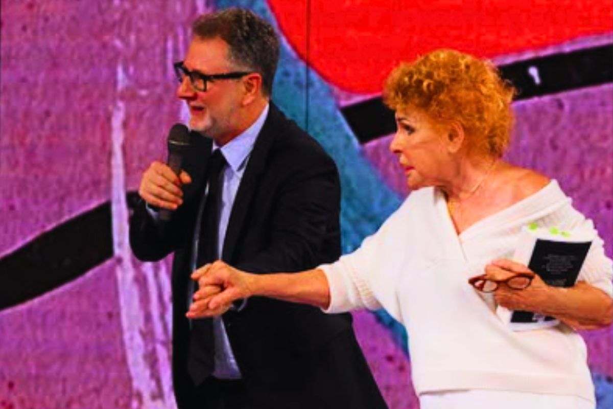 Ornella Vanoni e Fabio Fazio