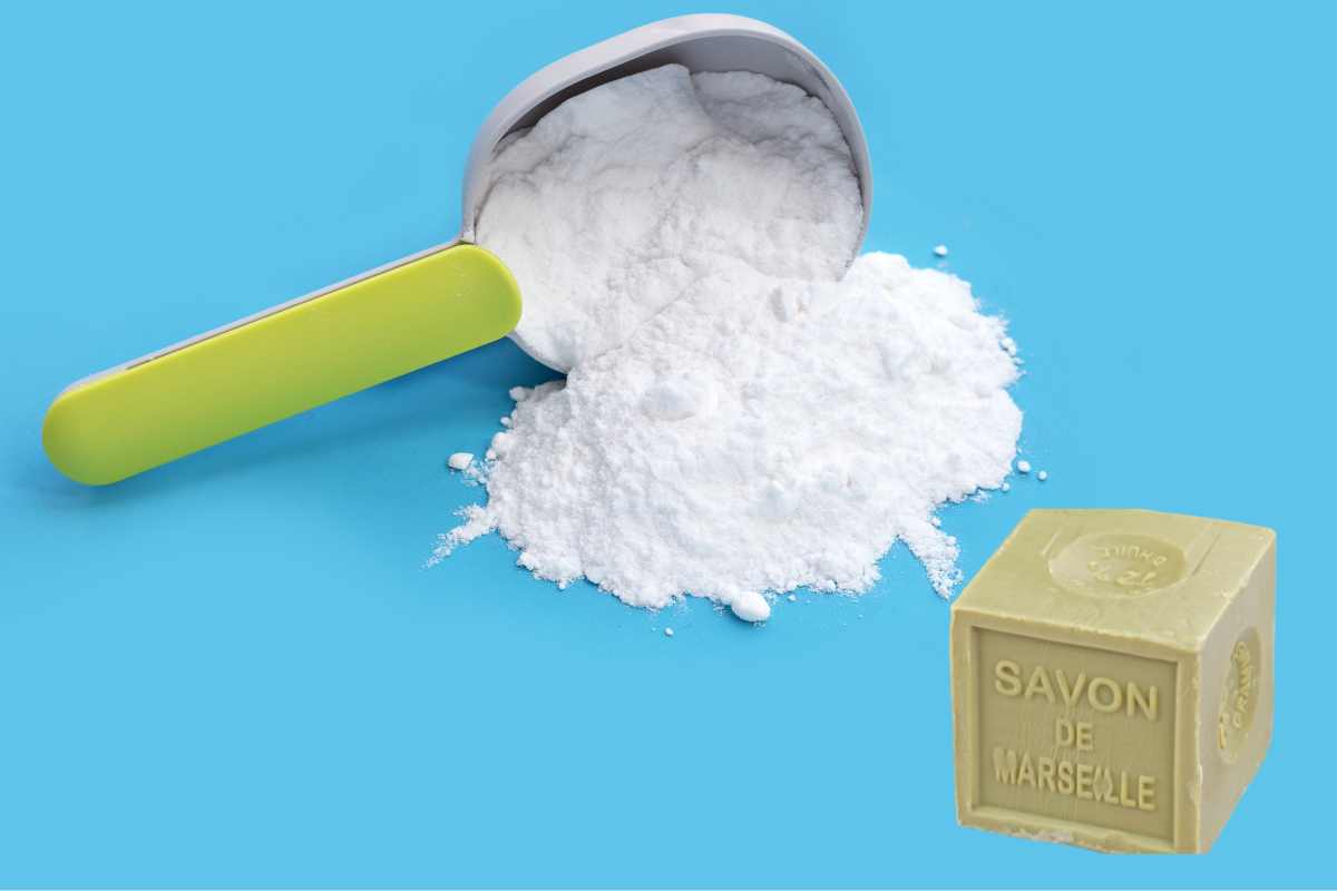 bicarbonato e sapone di marsiglia